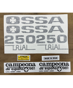 OSSA 250 TR80 Kit déco