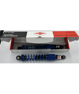 BETOR paire amortisseurs trial 340 mm corps noir ressorts bleu