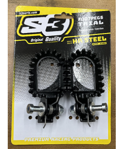 Repose pied large en aluminium