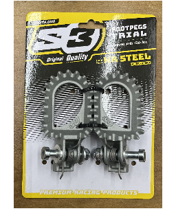 Repose pied large en acier