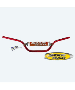 STARBAR guidon trial alumium 5.5 pouces Rouge