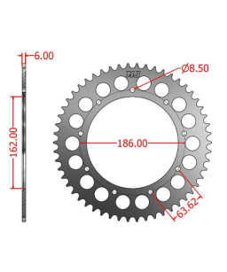 couronne aluminium pour montesa cross